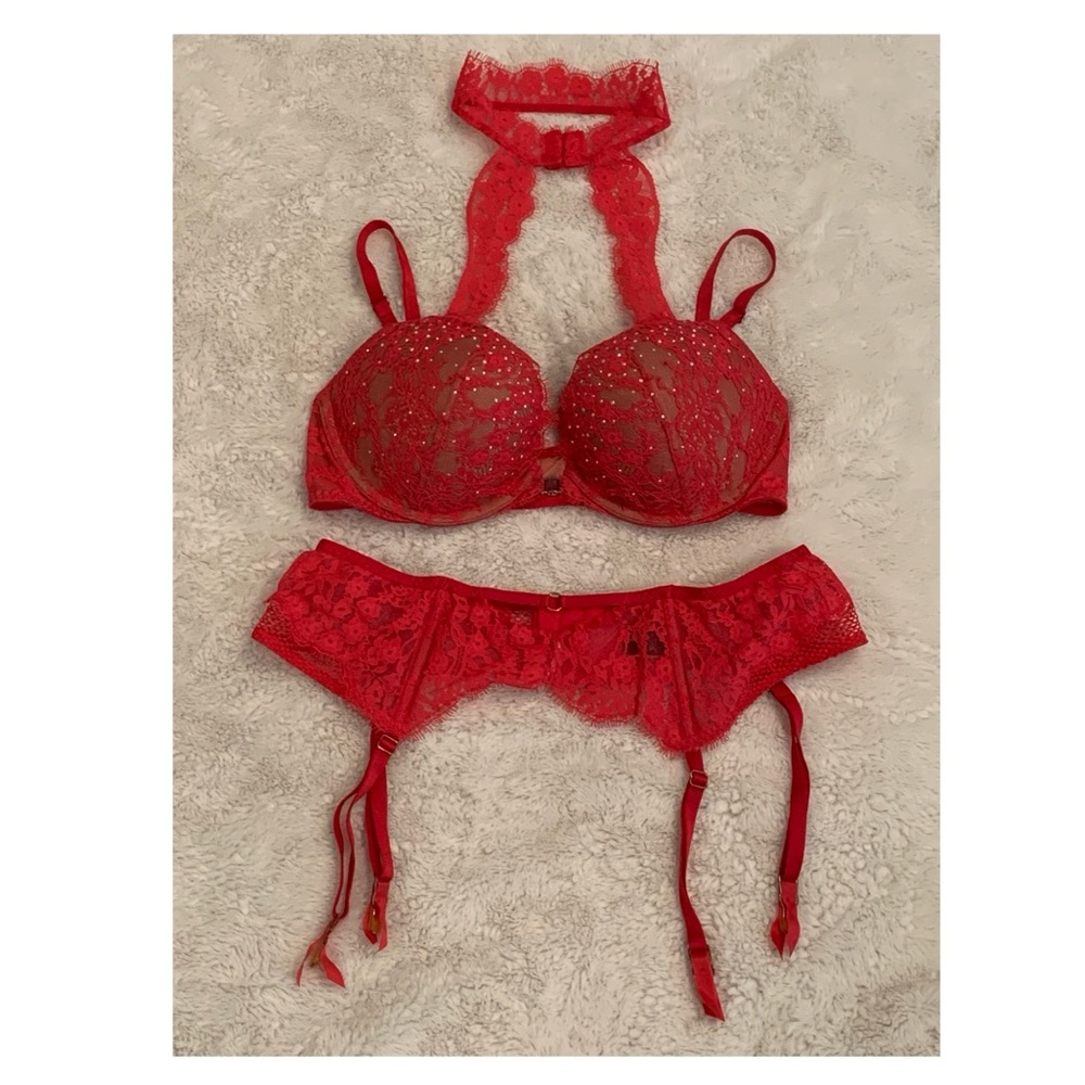 Victoria’s Secret Red Lingerie Set